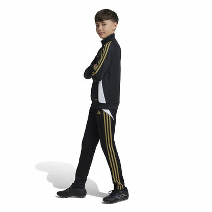 Long Sports Trousers Adidas Messi Infantil Black