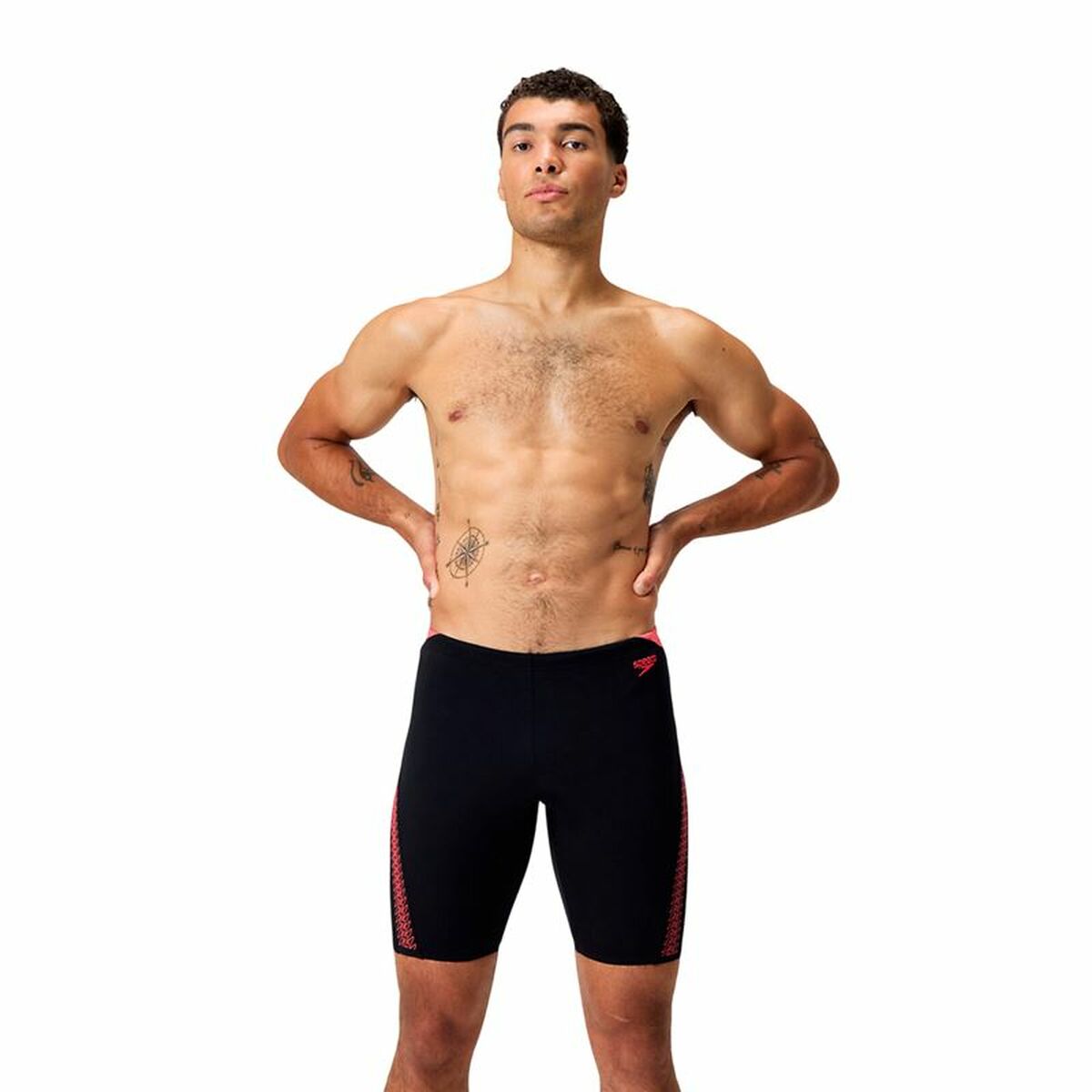 Men’s Bathing Costume Speedo Hyperboom Splice Jammer Black