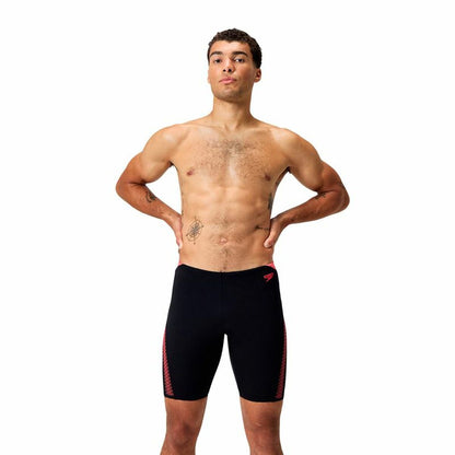 Men’s Bathing Costume Speedo Hyperboom Splice Jammer Black