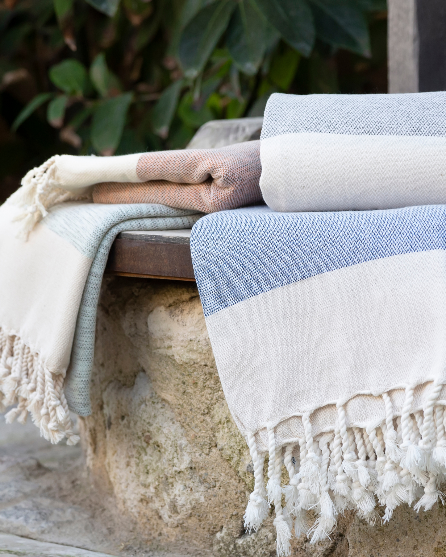 MANOLIA Beach Towel, Turkish Bath Hammam Towel, Spa & Sauna Towel - Turquoise-4