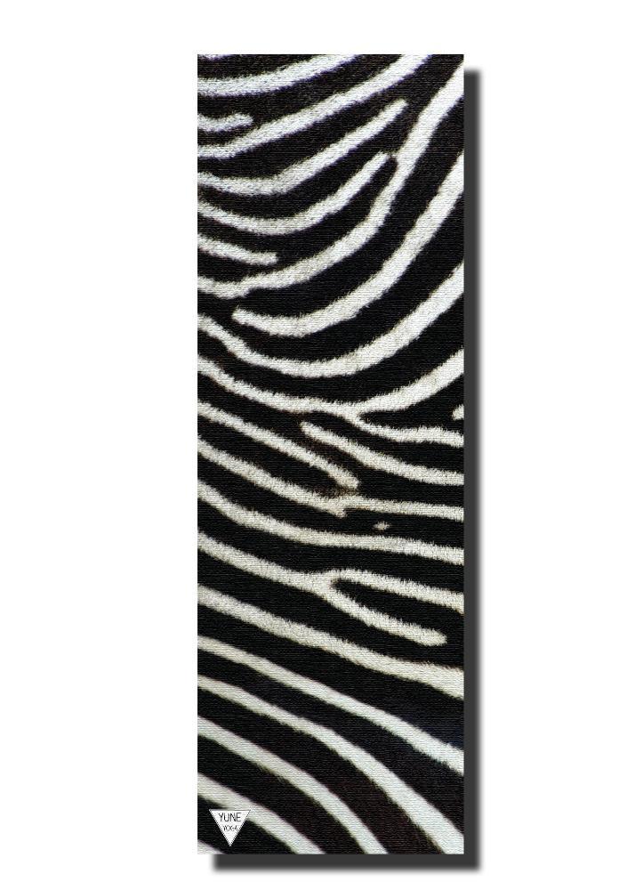 Zebra Stripe Eco-Friendly Yoga Mat – 6mm Cushioned, Non-Slip | Yune